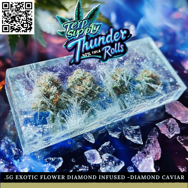 Pre Roll .5G Diamond Infused Diamond Caviar