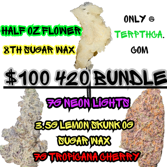 "420" Half Oz True Exotic & Sugar Wax Bundle