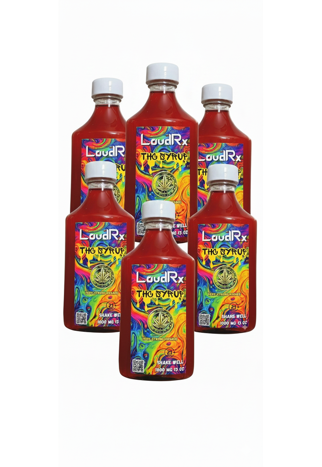 Legal Lean THC Syrup – Bulk Flavor Bundle (6 Bottles + Bonus Bottle)
