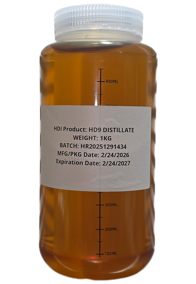 Hemp Derived D9 Distillate– 92%+ Pure