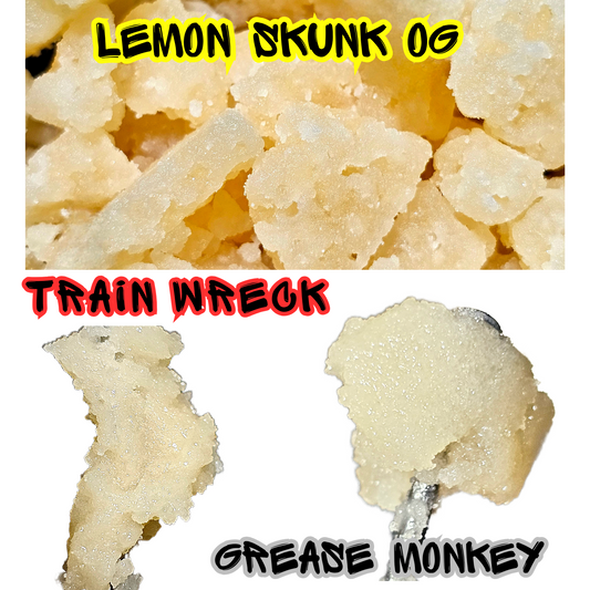 3 OZ Sugar Wax 95% TRIO 3 Strain BUNDLE