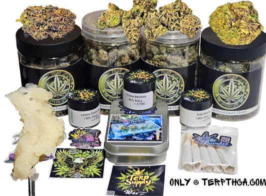 $420 SPECIAL True Exotic Mix & Match 4 OZ Flower + 10G Wax + 5 Prerolls