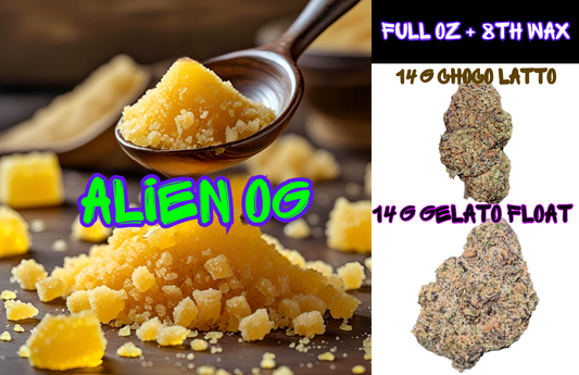 Full Oz Flower + 8th Sugar Wax Exotic