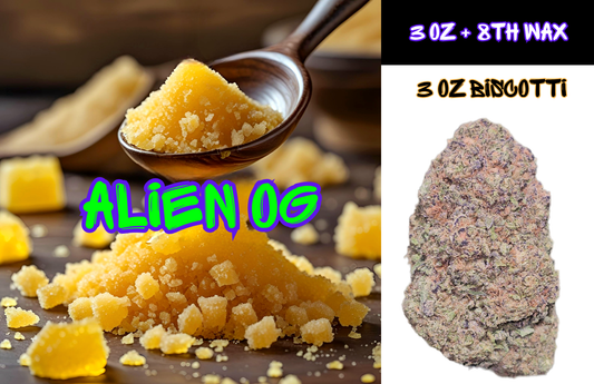 3 Oz Flower + 8th Sugar Wax